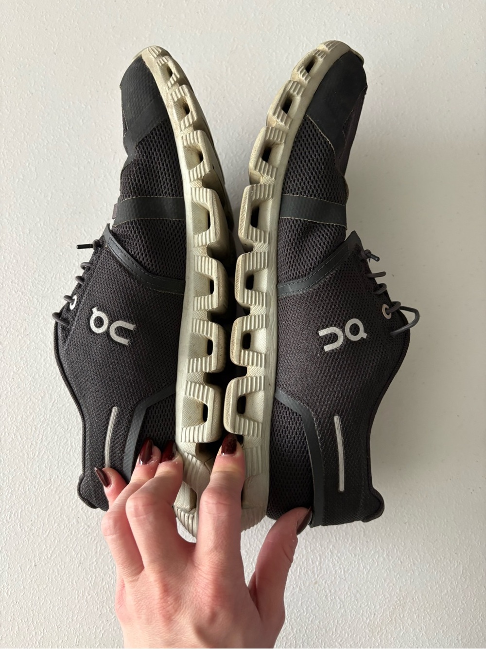 Women's Size 10.5 On Running Charcoal Activewear Running Shoes
